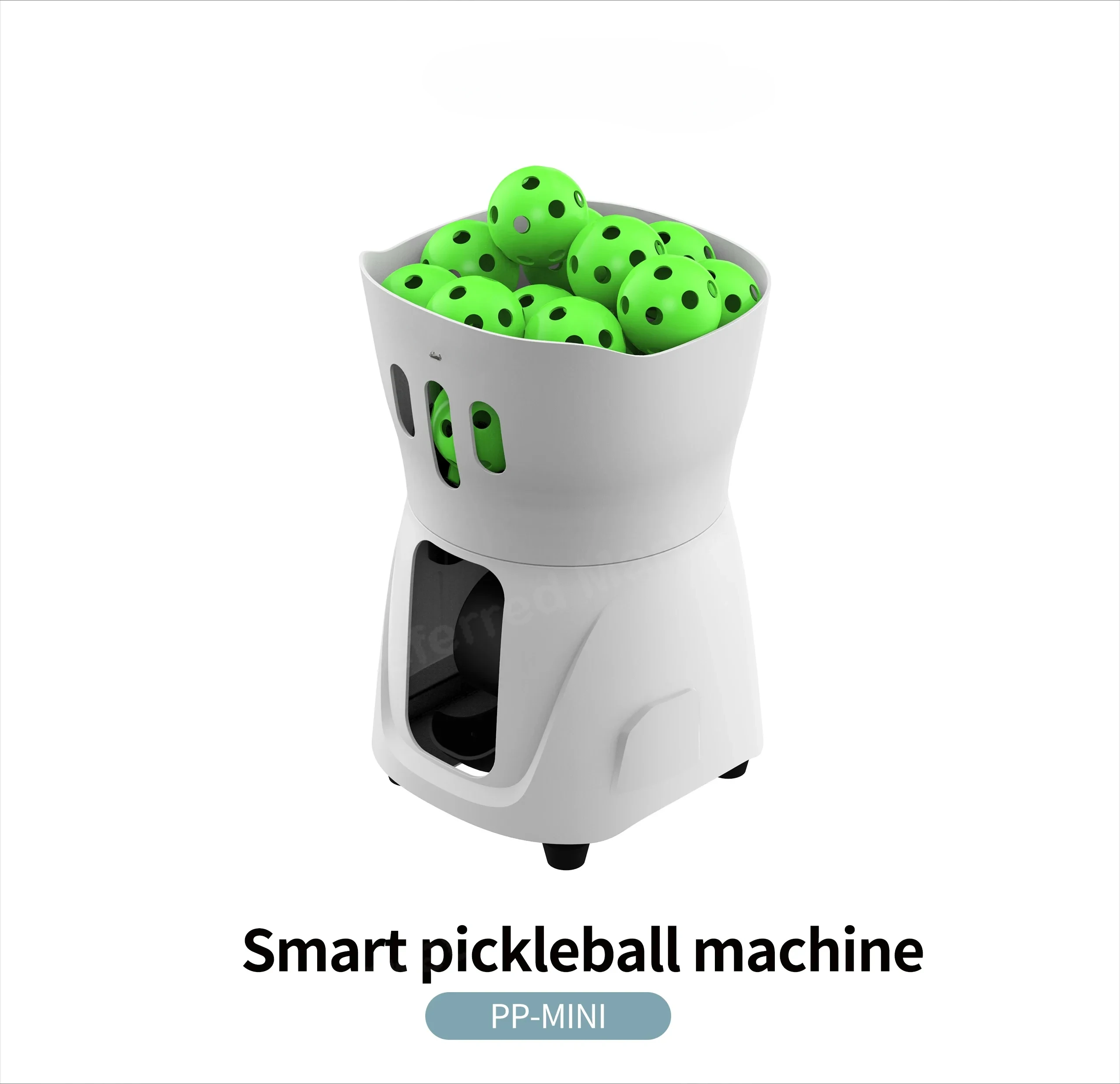 Vendas quentes pp-mini eletrônica automática ser adequada para máquina de pickleball para prática de treinamento com controle remoto por aplicativo 2024