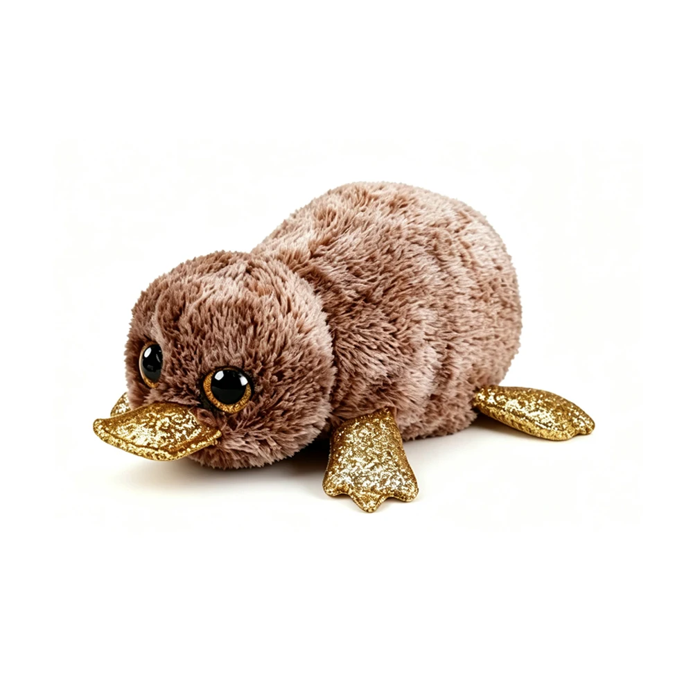 Ty Beanie Boos Perry The Platypus Stuffed Plush Doll, Big Sparkle Eyes Soft Toy Kids Birthday Christmas Gift