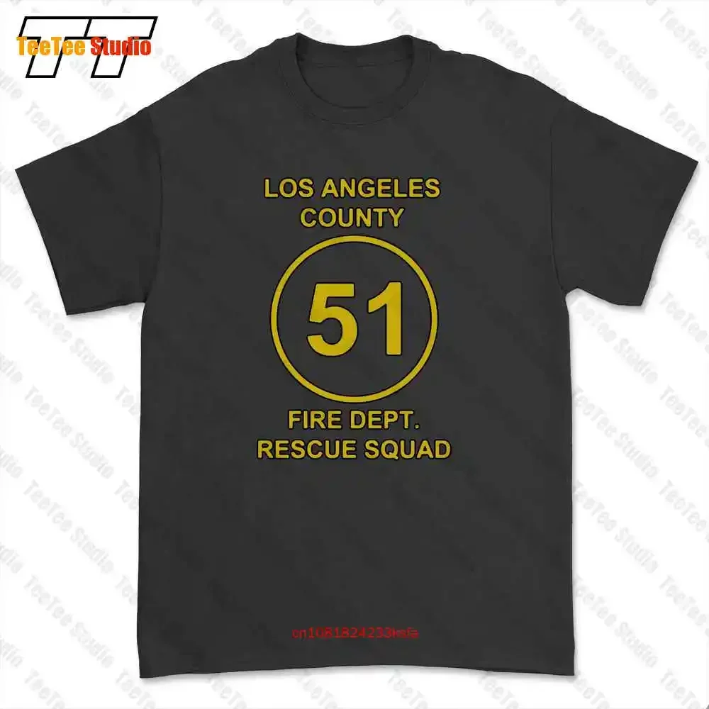 Los Angeles County Squad 51 Fire Dept Emergency T-shirt Tee ABIL