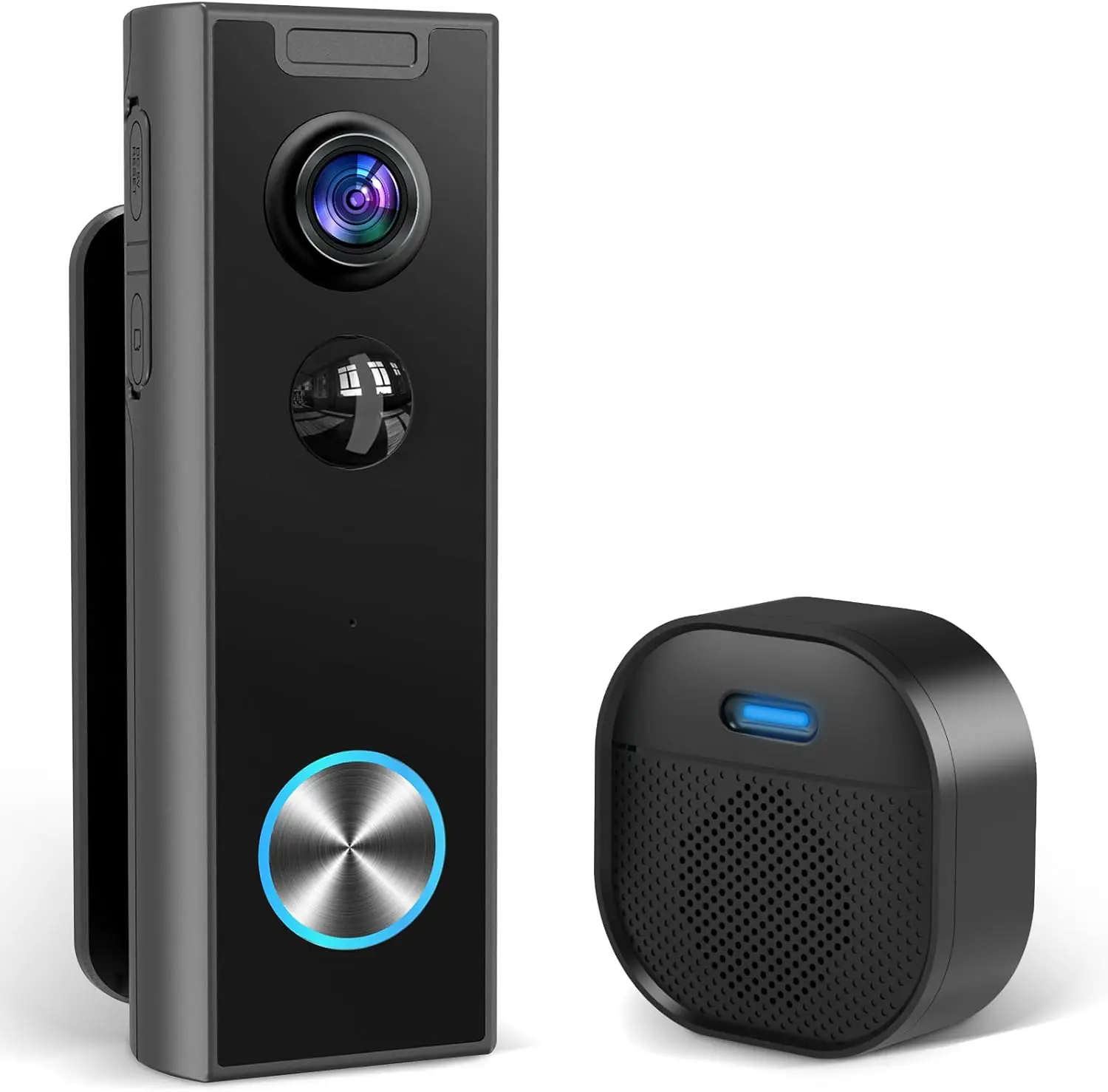 

Беспроводной видеодомофон с разрешением 2K HD, ночным видением, функцией AI-детекции и двусторонней аудиосвязью для простой установки