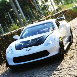 NEW 1:32 Corvette ZR1 Alloy Sports Car Model Diecast & Toy Vehicles Metal Toy Car Model Collection High Simulation Kids Toy Gift