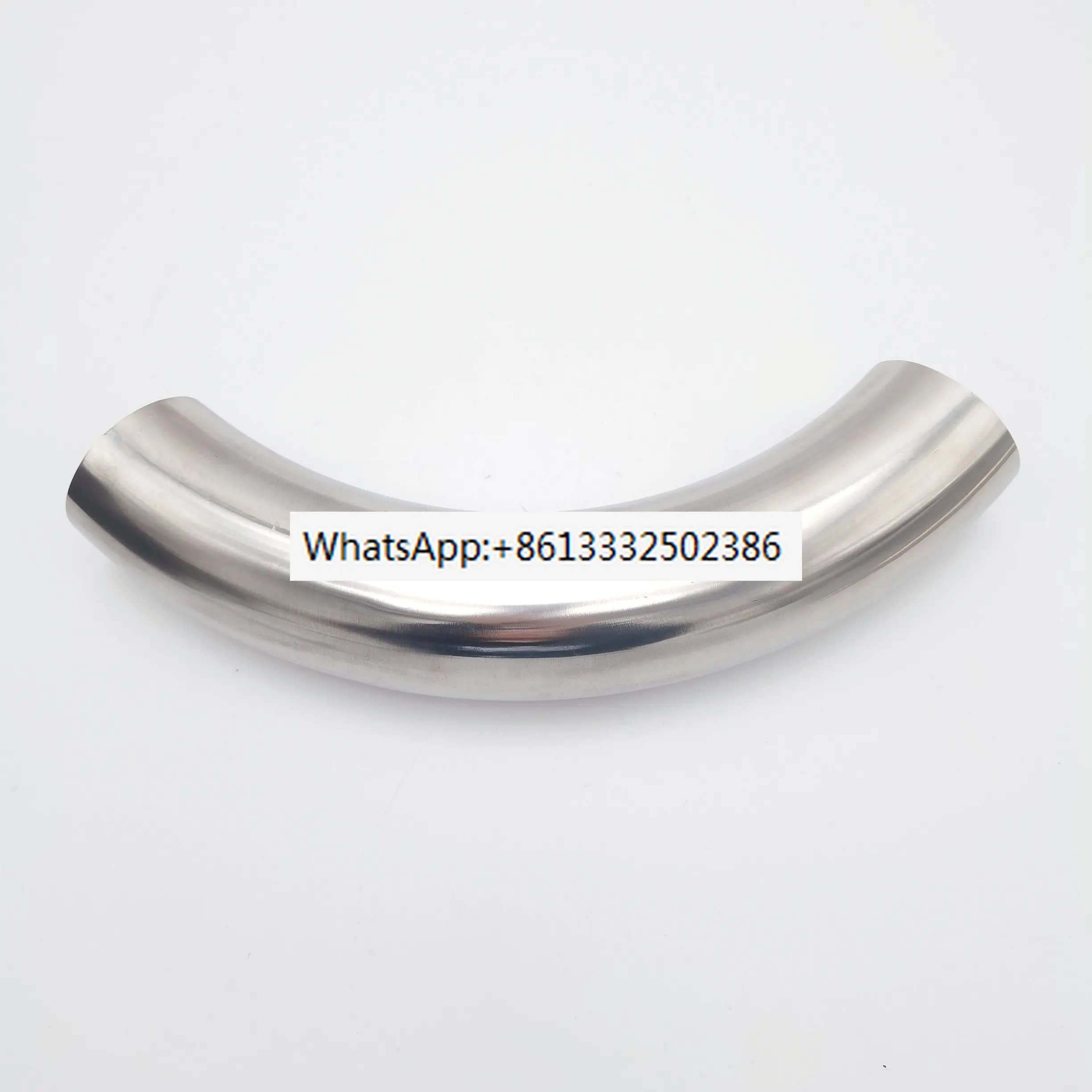 R300 large radius elbow 304 stainless steel R500 multiple bending radius mirror surface/welded pipe/large curvature elbow