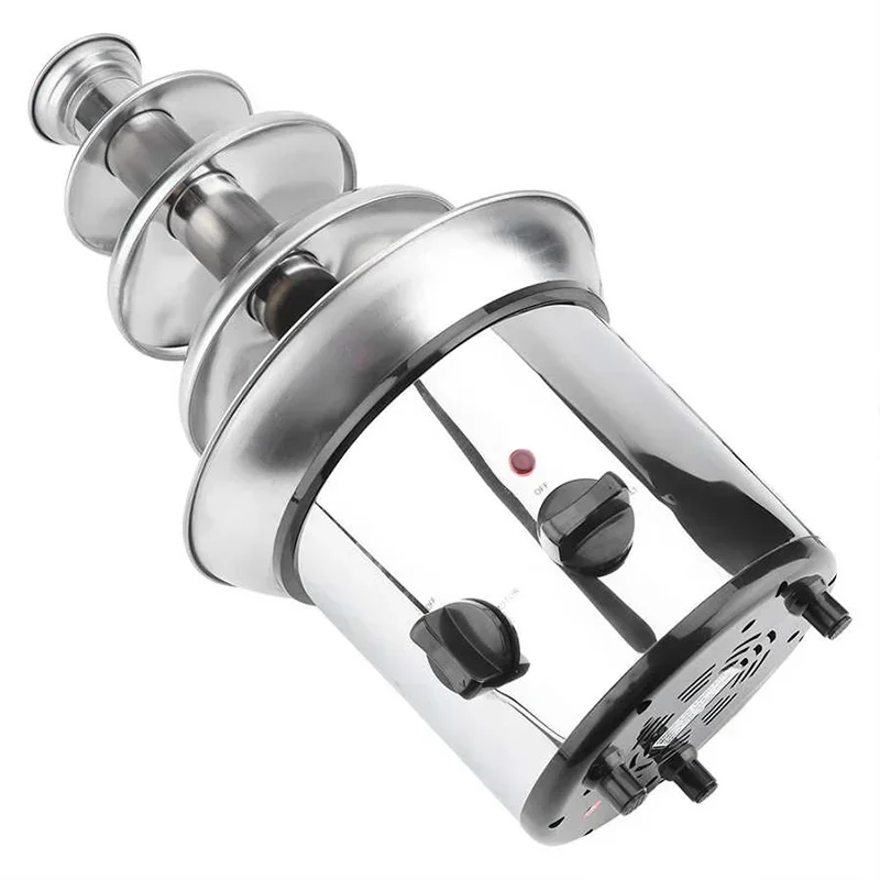 

For Chocolate Cool Water Machine 4 Brown Creative Design Layer Melted with Hotpot For DIY Hotpot Fondue Engine