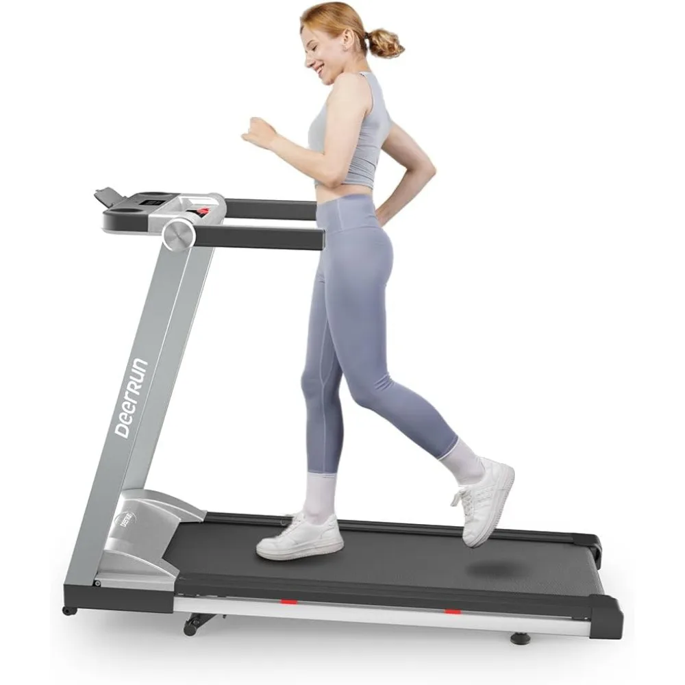 

Treadmills for Home, 3.5HP Folding Treadmills with Incline, 350 LBS Weight Capacity Home Treadmill, Compact Portable Treadmill