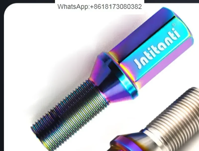 Customized titanium alloy modification accessories, wheels, screws, nuts, bolts