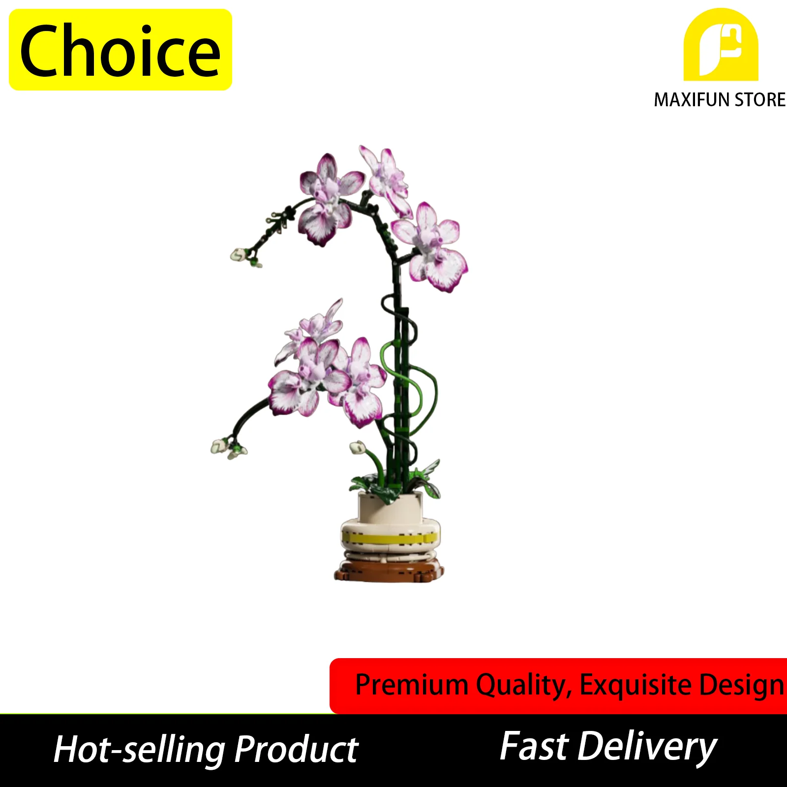 

696PCS Flower Toy Flower Building Block Set Enternal Flower Romantic Present Home Desktop Decoration Gift For Girl Adult Toy