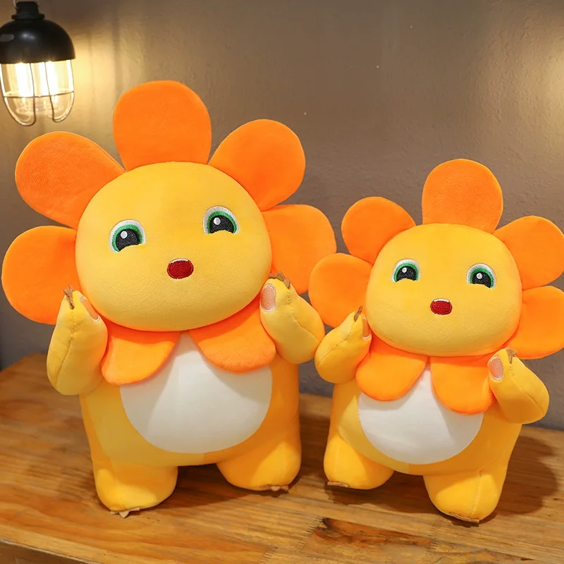 

Kawaii Подсолнух Nailong Плюшевая игрушка Мультяшная улыбка Динозавр Серполое милое аниме Диван Подушка Декор комнаты для детей Подарок на день рождения