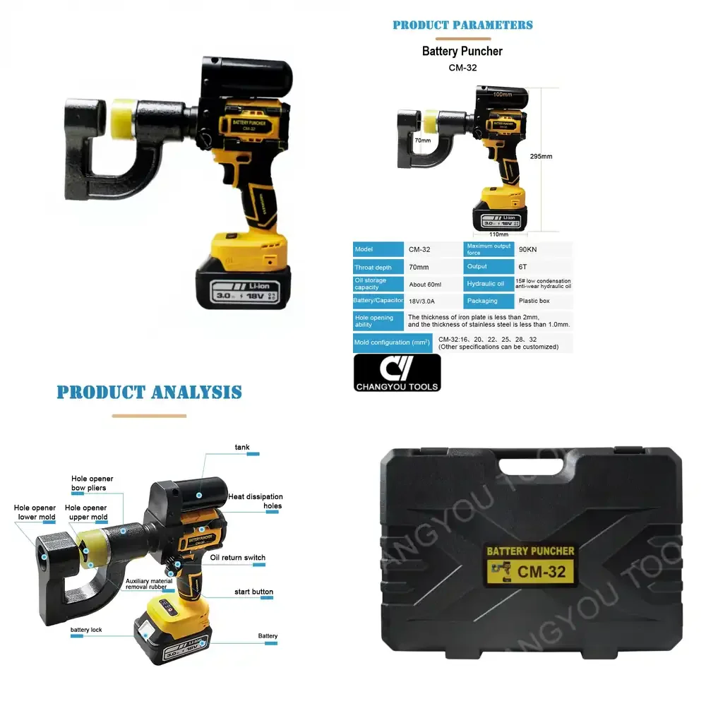 2026-Operated Stainless Steel Hydraulic Hole Puncher Digger for Efficient Hole Creation
