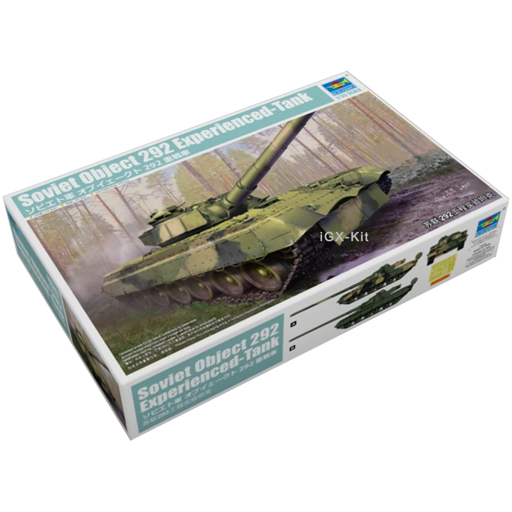 Trumpeter 09583 1/35 Soviet Object 292 Experienced Tank Assembly Plastic Gift Toy Model Building Kit