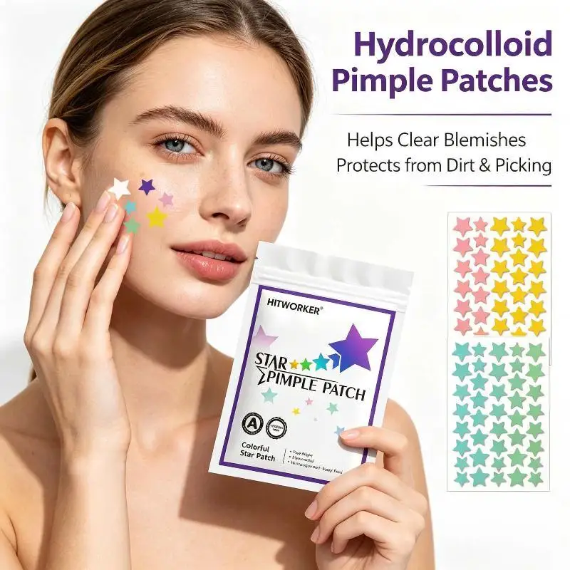 240/720/1200PCS Skin Care Patches Water Based Gel Material Skin Friendly Non Irritating Fit All Skin Types Daily Facial Care