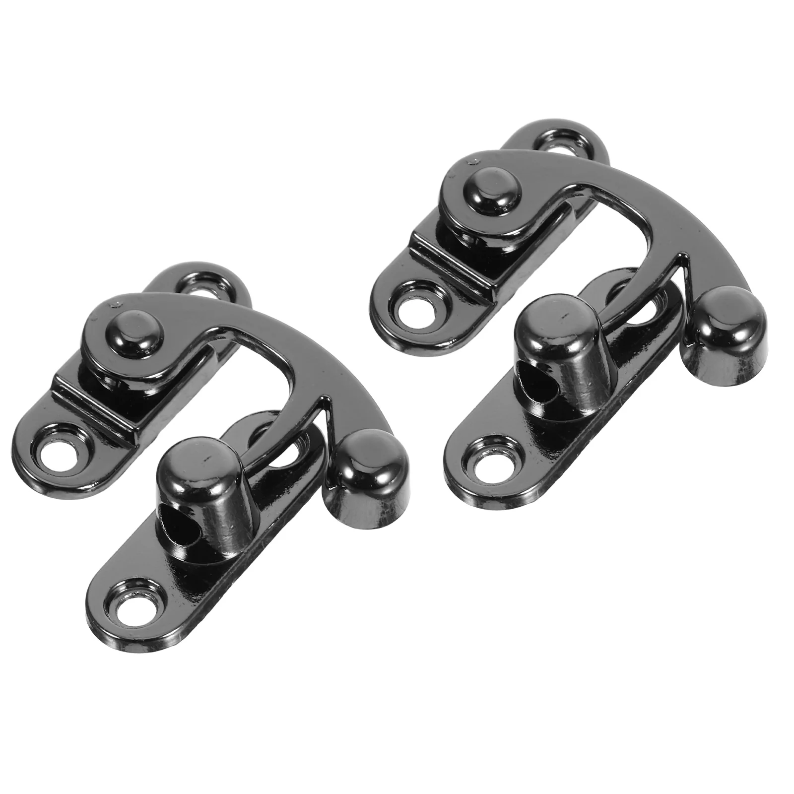 

2pcs Vintage Zinc Alloy Swing Clasp Durable Hook For Jewelry Boxes Wooden Cabinets Toolboxes Box Hook Wood Container Hardware