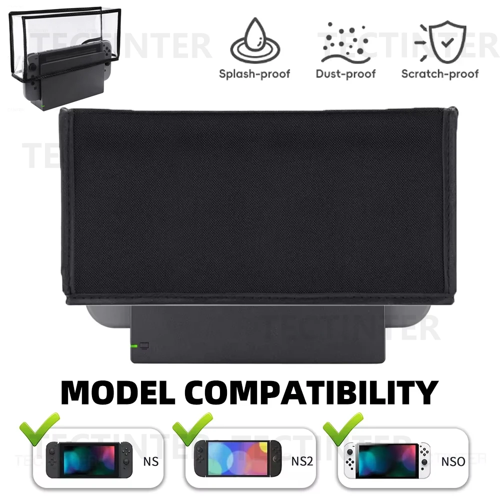 Dust Cover For Nintendo Switch 2/Switch 1/OLED Game Console Charging Dock Dustproof Protective Case Sleeve For NS2 Accessories
