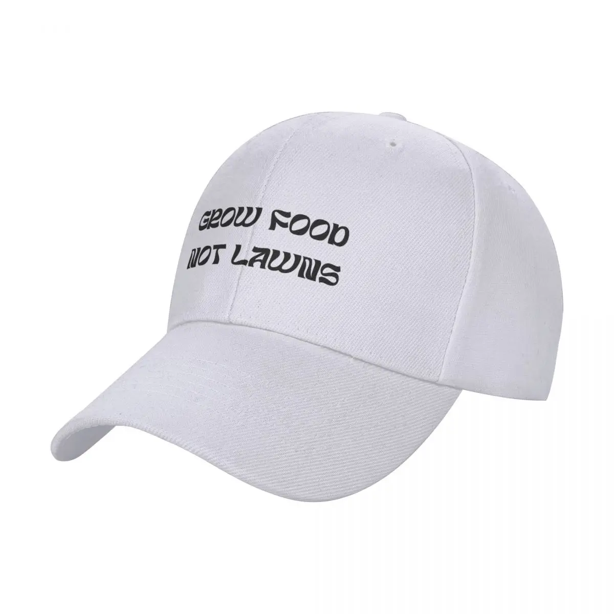 

Grow Food Not Lawns Baseball Cap Visor Hat Man Luxury For Women 2024 Men's