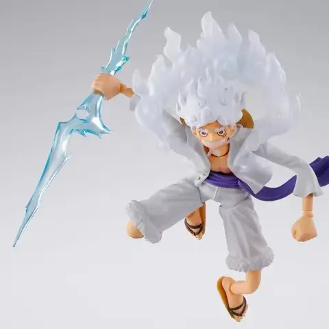 In Stock Bandai S.H.Figuarts SHF ONE PIECE MONKEY.D.LUFFY GEAR5 Model Kit Action Figures Model Toy Gift for Children