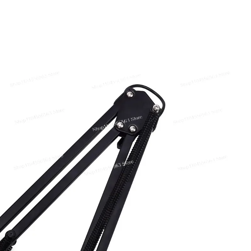 Folding Long Arm Clip-On Eye Protection Lamp - 44 LED + 10x Magnifying Glass Reading Work Light