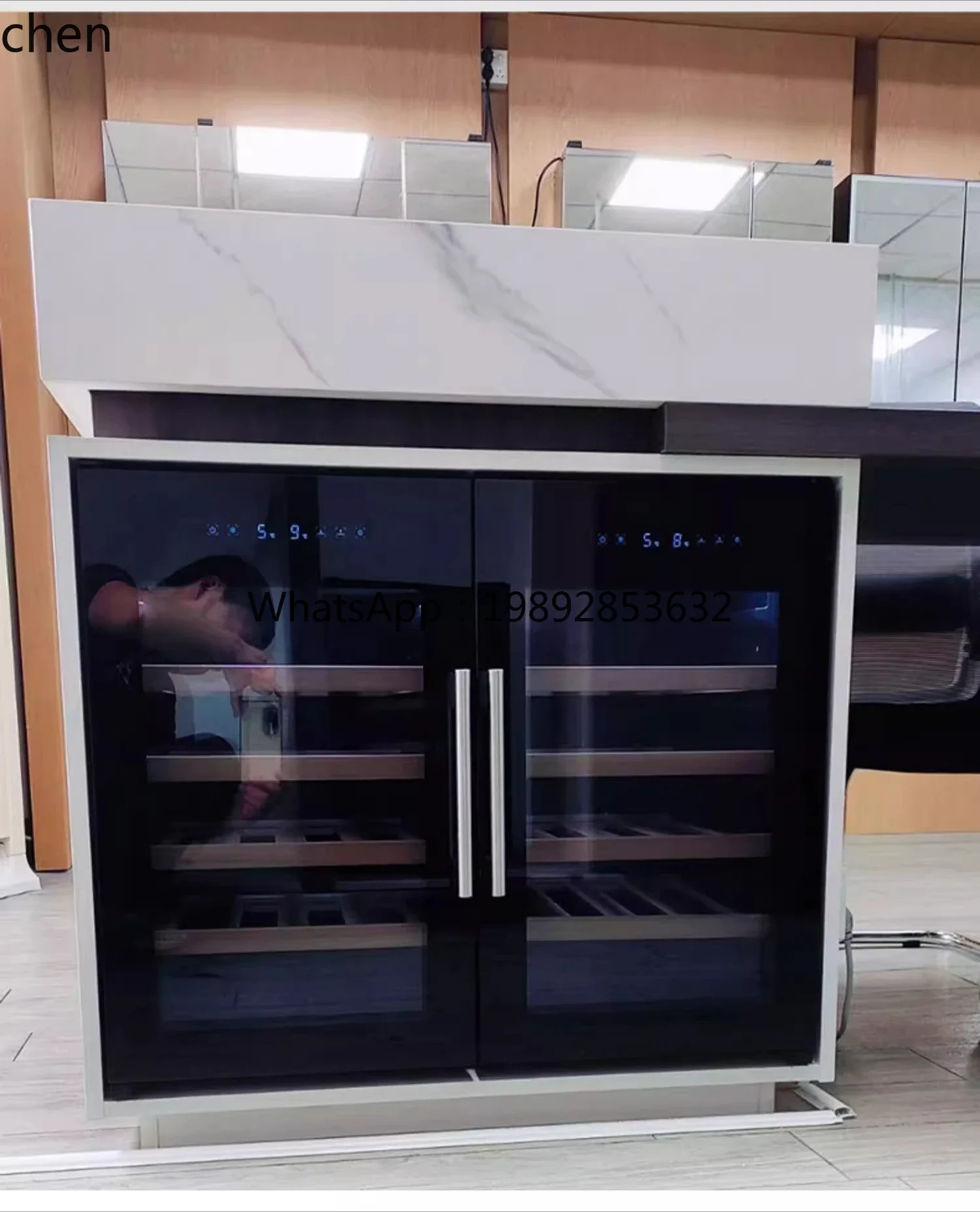 W-Small Embedded Wine Cabinet Constant Temperature Wine Cabinet Cigar Cabinet Storage Ice Bar Refrigerator Mini