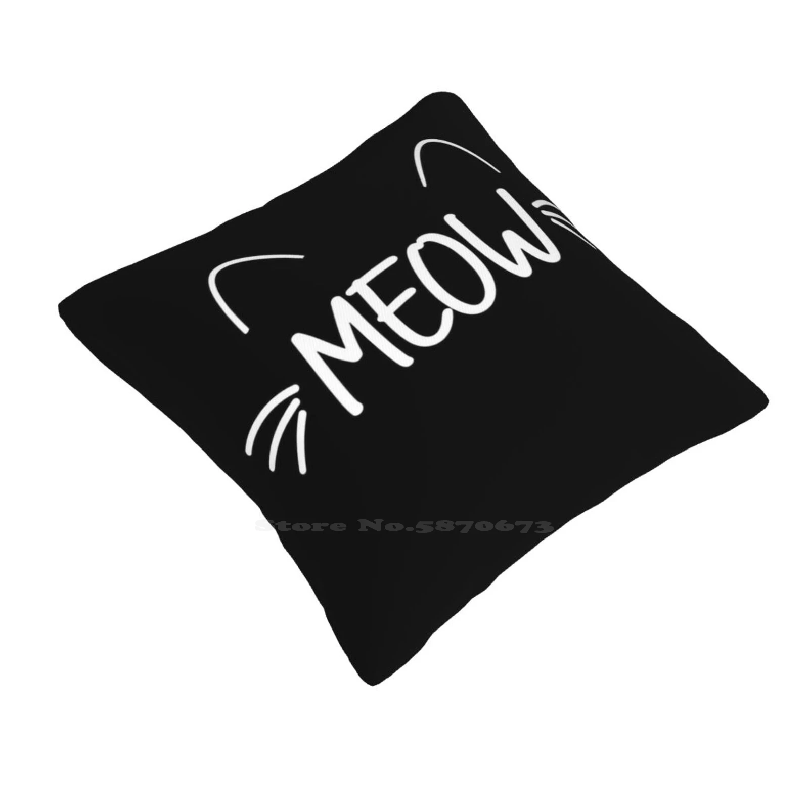 Meow Cat Cat Shirt Cats T Shirt Gift Idea Soft Comfortable Pillowcase Paw Cat Mom Mummy Meow Cat Lover Idea Cats Domestic Animal