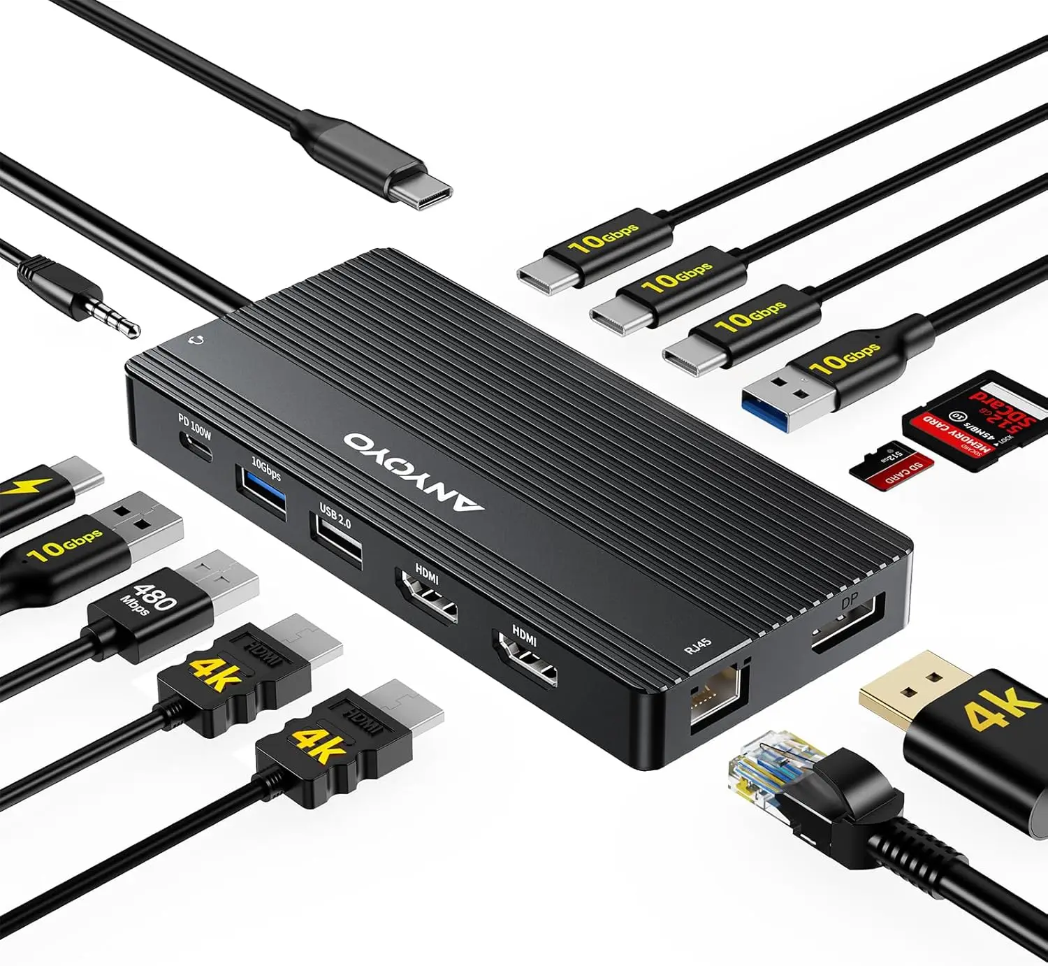 14-In-1 Usb C Docki…