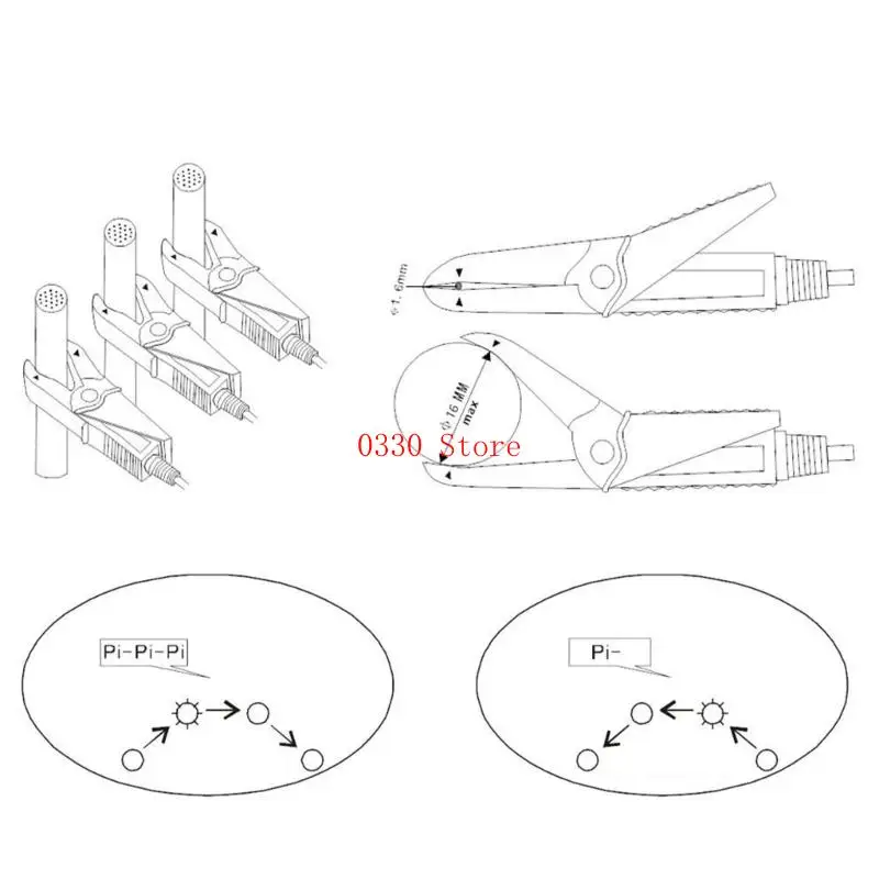 Clamp Phase Rotation Detector None Contact For Car Motorcycle Repair