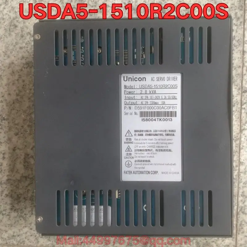 Second-hand USDA5-1510R2C00S servo drive function test is normal Latest Pricing for 2026