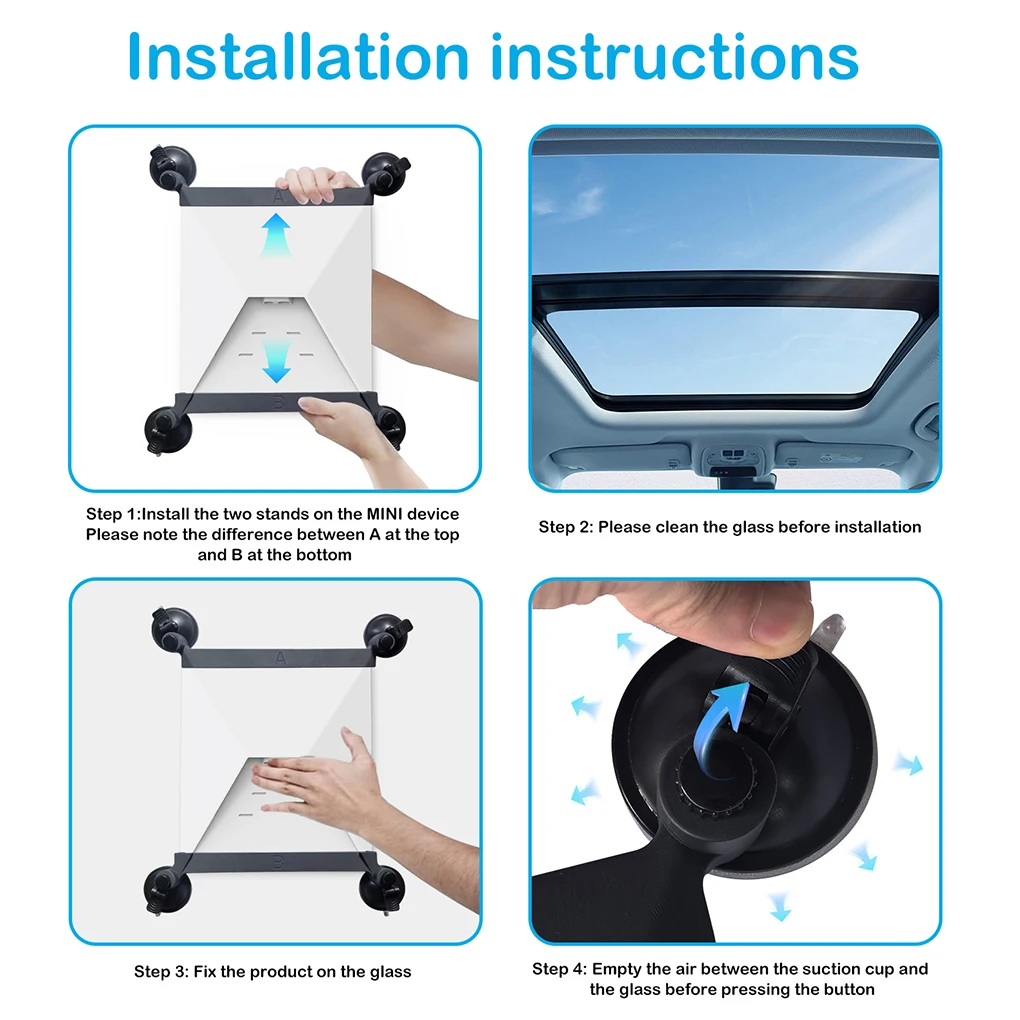 1pcs Suction Cup Bracket For Starlink Mini Sunroof Suction Cup Mount Kit For Roof Skylights Car Window Sunroofs Signal Reception