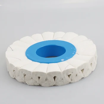 2 Pcs Buffing Wheels Cloth Wheels High Quality Polishing Wheels for Woodworking Machinery Accessories KDT Edge Banding Machine 2