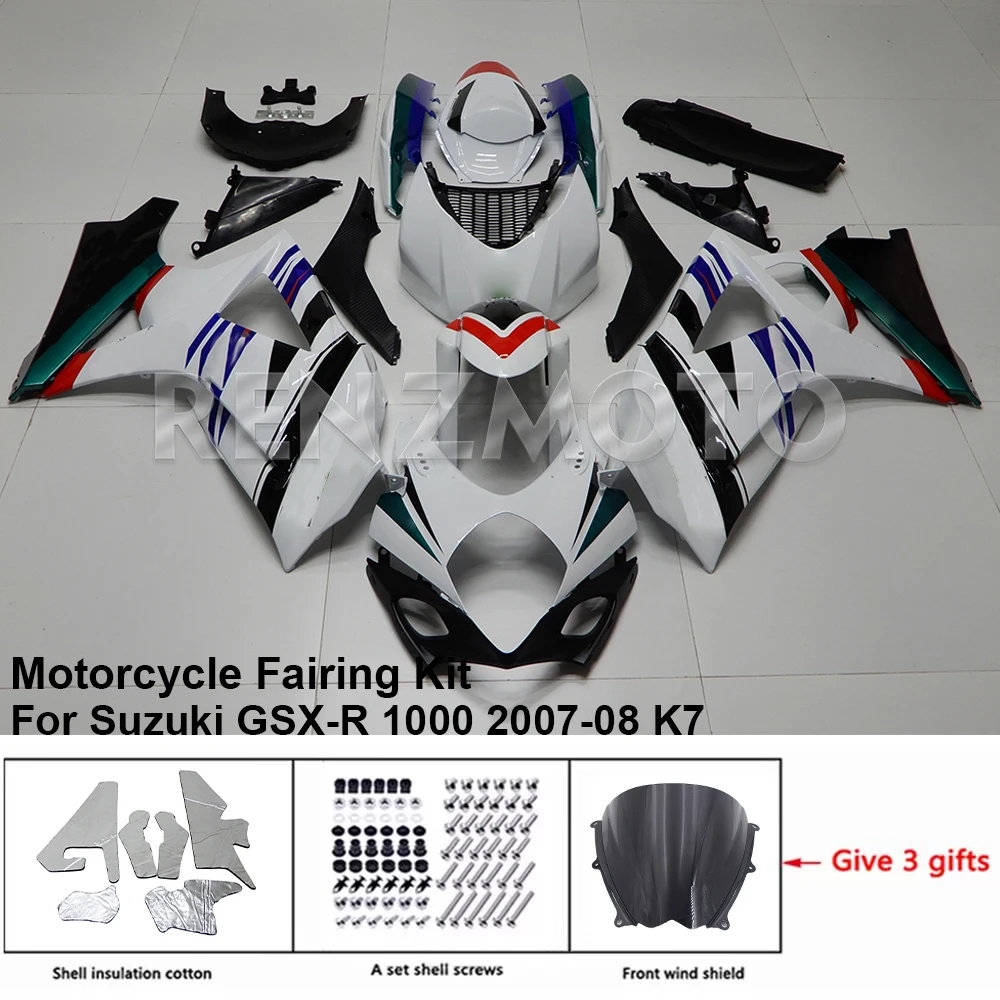 

S1007-133a Motorcycle Fairing Set Body Kit Plastic 1000 For Suzuki GSXR 1000 2007-2008 K7 K8 Accessories ABS Injection Bodywork