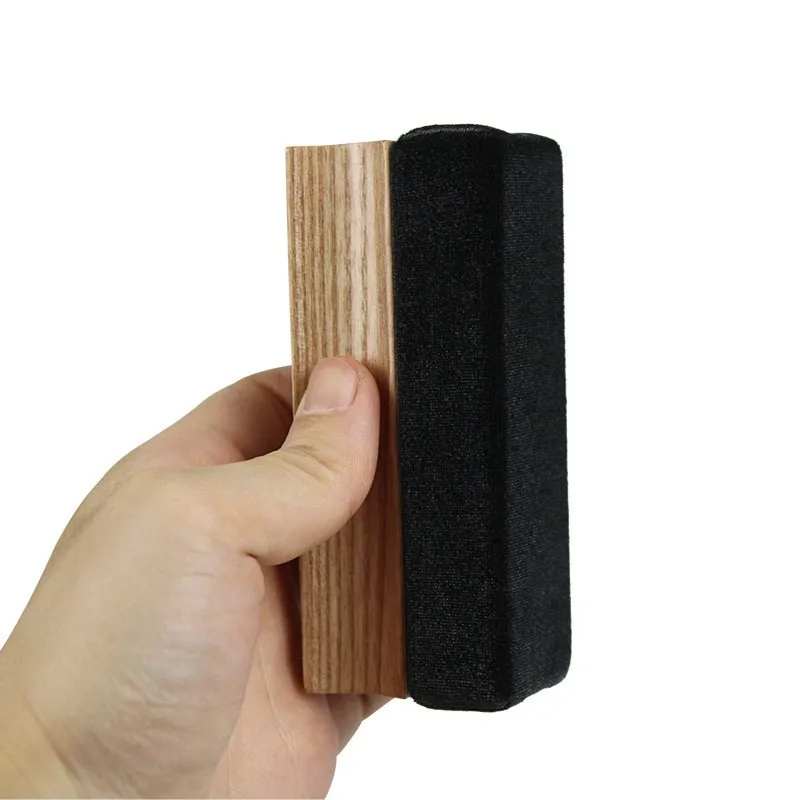 LP Vinyl Record, Phonograph Turntable, Sponge Brush Cleaner 2-in-1 Set, Dust Removal and Anti-static Accessories.