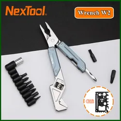 NexTool Light Wrench W2 8 In 1 Multi Tool Foloding Pliers Multi-functional Spanner Screwdriver Outdoor Camping EDC Hand Tool