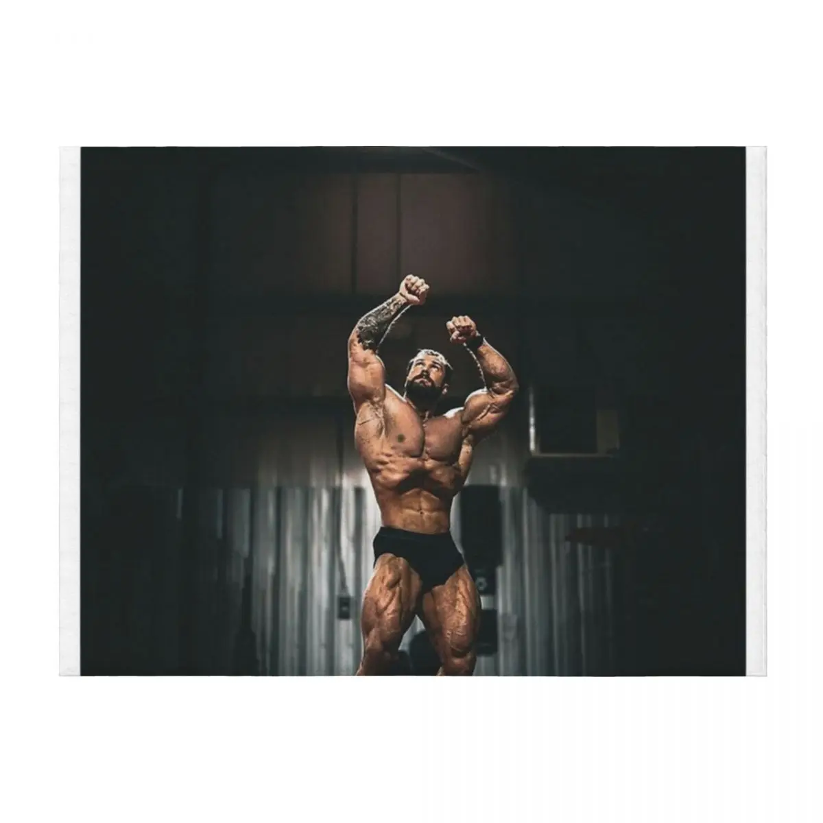 

Chris Bumstead Throw Blanket Furry Quilt Luxury Throw Decorative Beds Blankets