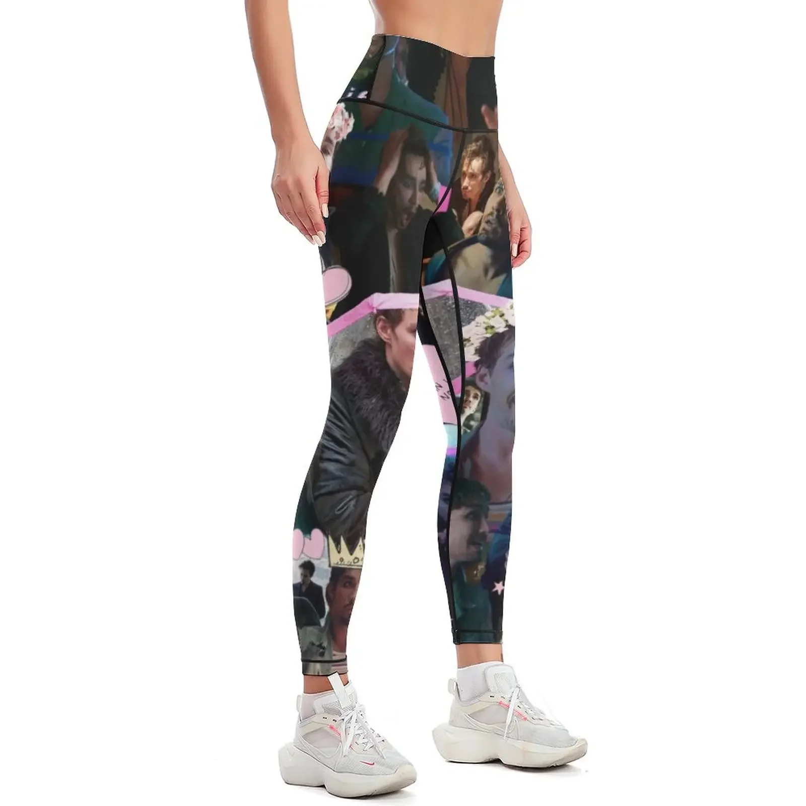 Klaus Hargreeves Collage Leggings sportswear for gym Legging sport Womens Leggings