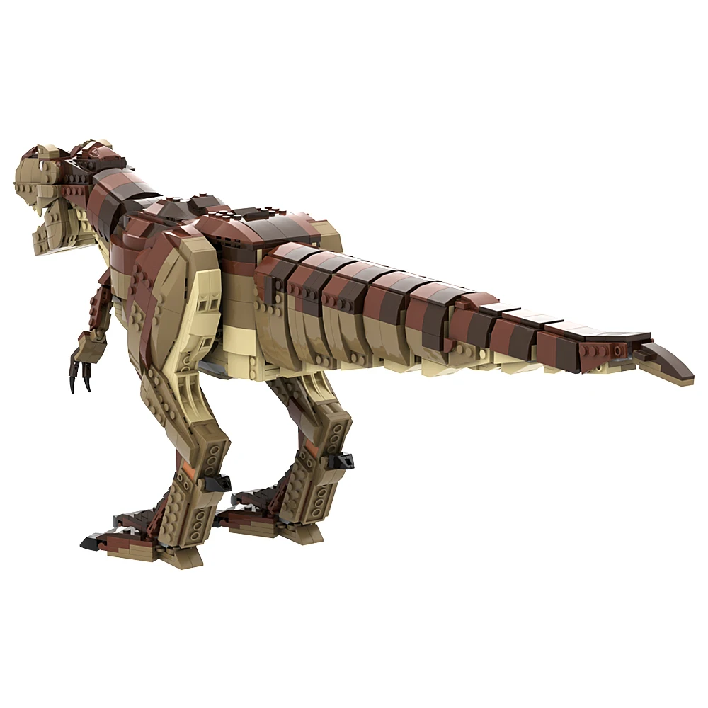 Gobricks MOC T. Rex Redesign Dinosaur Bricks Model Dinosaur Tyrannosaurus Rex Stegosaurus Building Blocks Set Toy For Gift