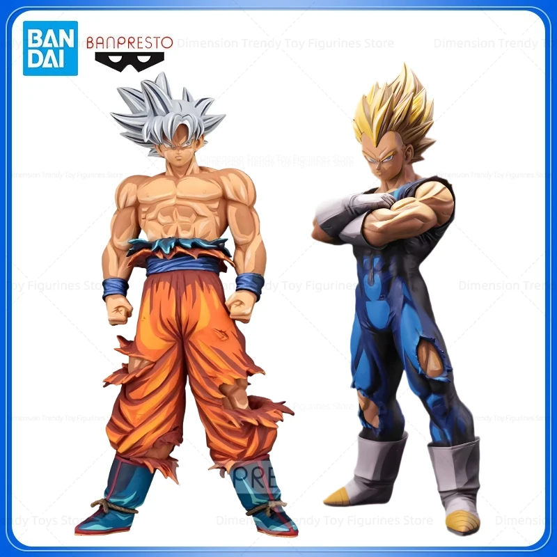 

In Stock Bandai Banpresto Grandista ROS Anime Dragon Ball Z 28cm Vegeta Son Goku PVC Action Figure Model Toys Gift DT