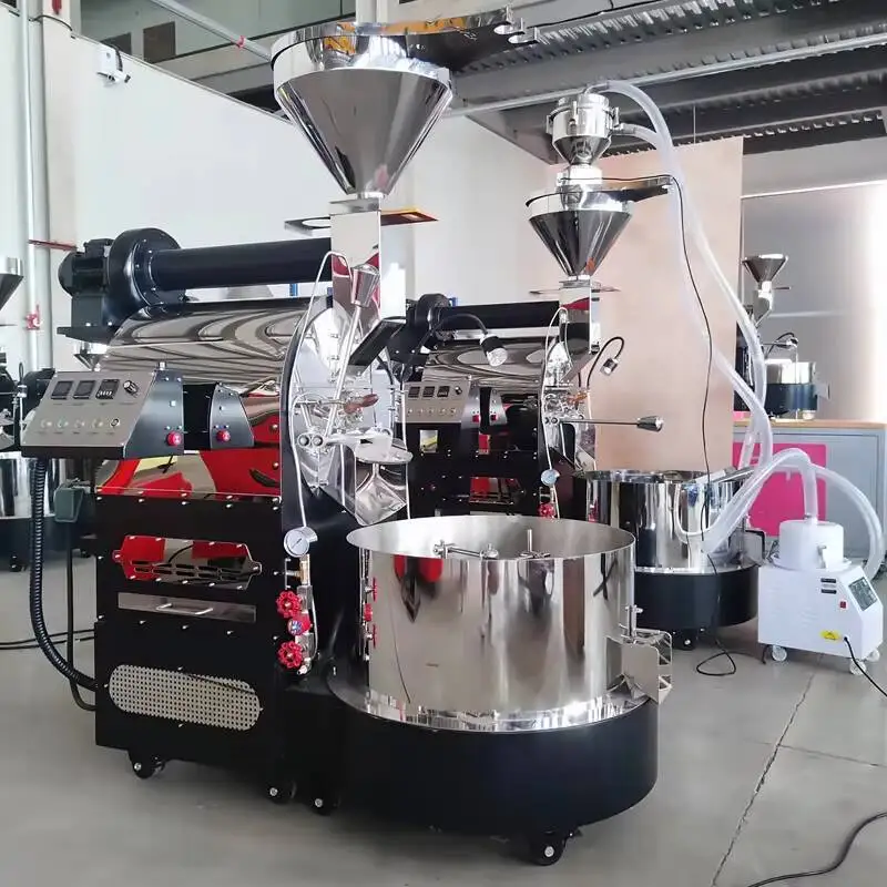 

15Kg 20Kg Shop Use Stainless Steel Drum Coffee Bean Roaster/Tostadora De Caf 5Kg 6Kg 12Kg Factory Direct Sale