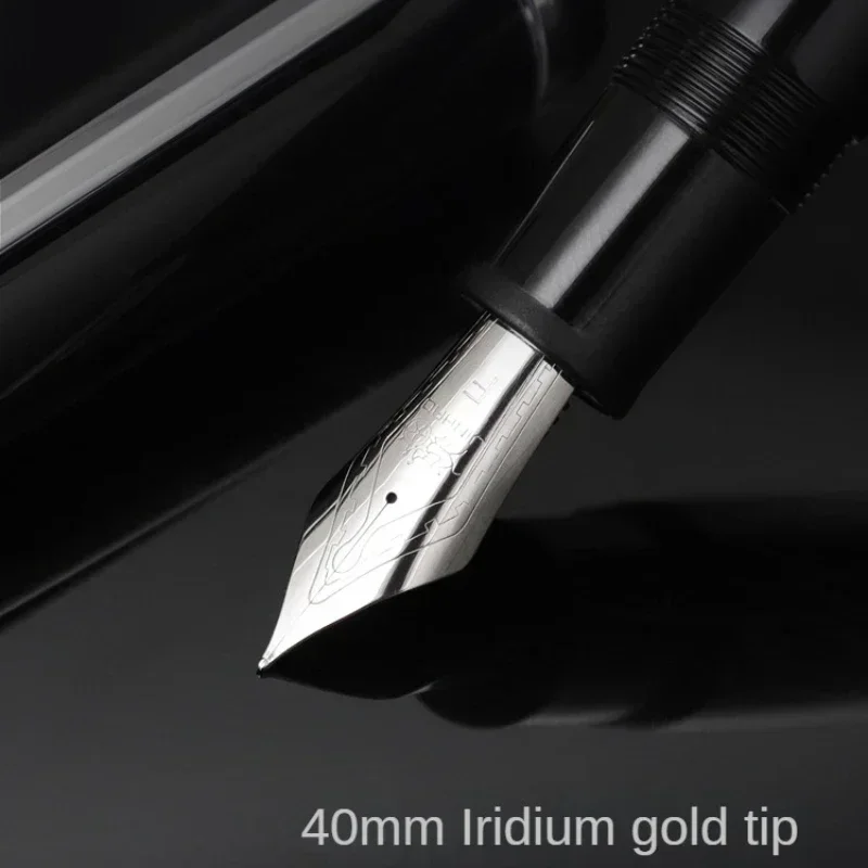 Jinhao-pluma estilográfica X159, bolígrafos elegantes de lujo acrílicos multicolor, punta de tinta de 0,5mm/0,38mm, suministros de oficina para