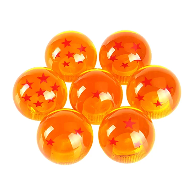 Universal Auto Shift Knob RARE Star BALL Z Orange BALL 54mm Diameter Gear SHIFT KNOB 1-7 STARS