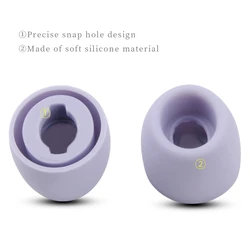 6Pcs Silicone Ear Tips for Realme Air Buds 2 Eartips Realme Buds Air Pro True Wireless Earbuds Tips Earphone Ear Cap Anti-Slip