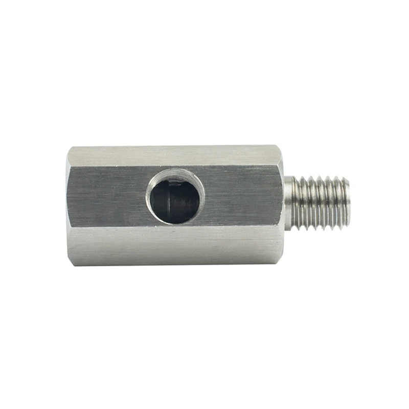 New Side Holes 1/8 NPT And M10x1.5 Stainless Steel Oil Pressure Oxygen Senso Connector Adapter Fitting With Gasket