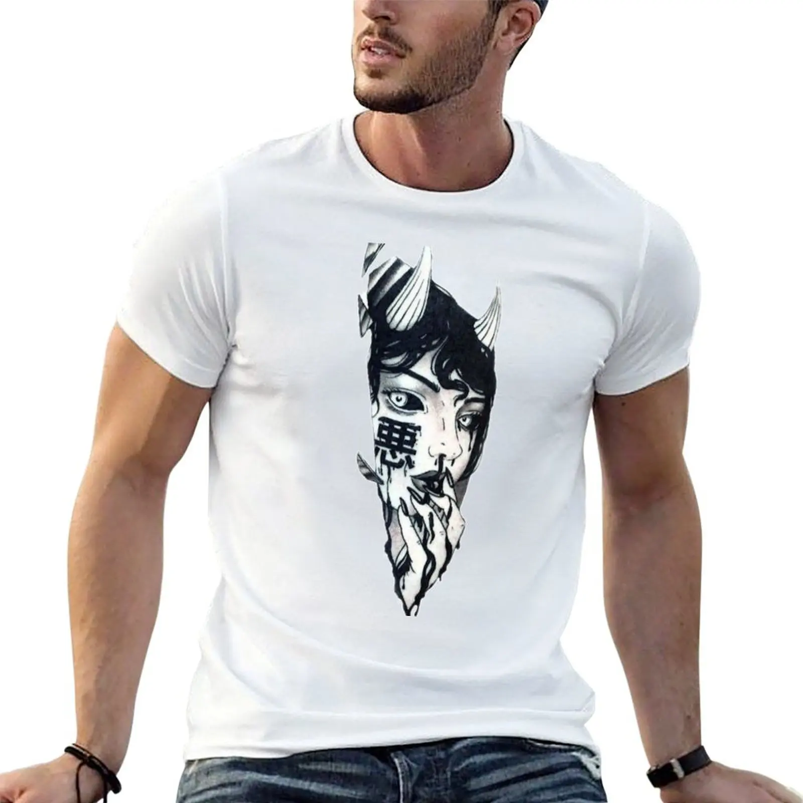 Devil girl T-Shirt Comfortable Daily Wear Tee