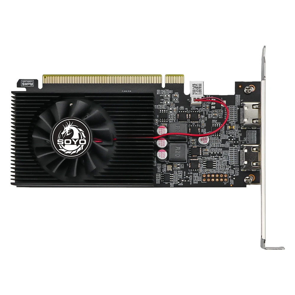 بطاقات الرسومات SOYO NVIDIA GT730 4G GDDR3 128bit بطاقة الفيديو HDMI * 2 لمكونات كمبيوتر ألعاب سطح المكتب GPU GT 730
