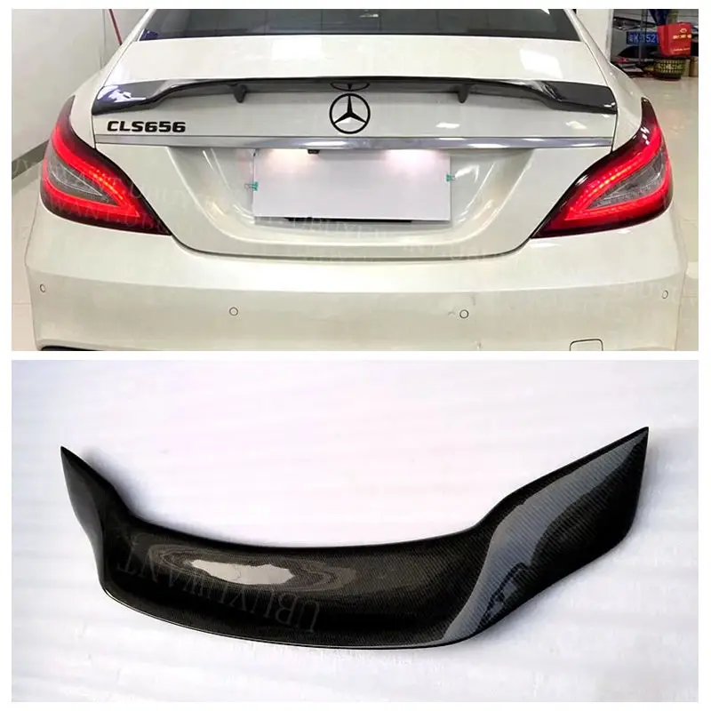 FÜR Mercedes Benz CLS Klasse W218 CLS 260 300 350 400 CLS63 AM G SPOILER Carbon Fiber Hinten Stamm