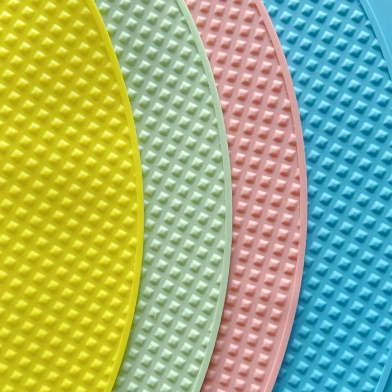 Round Non-Slip Silicone Dog Beauty Bathing Mat-Safe & Soft Diameter 57CM