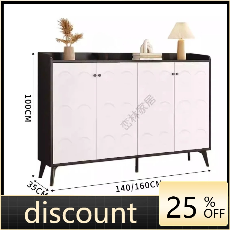 LMM solid wood home modern simple household porch cabinet large capacity locker