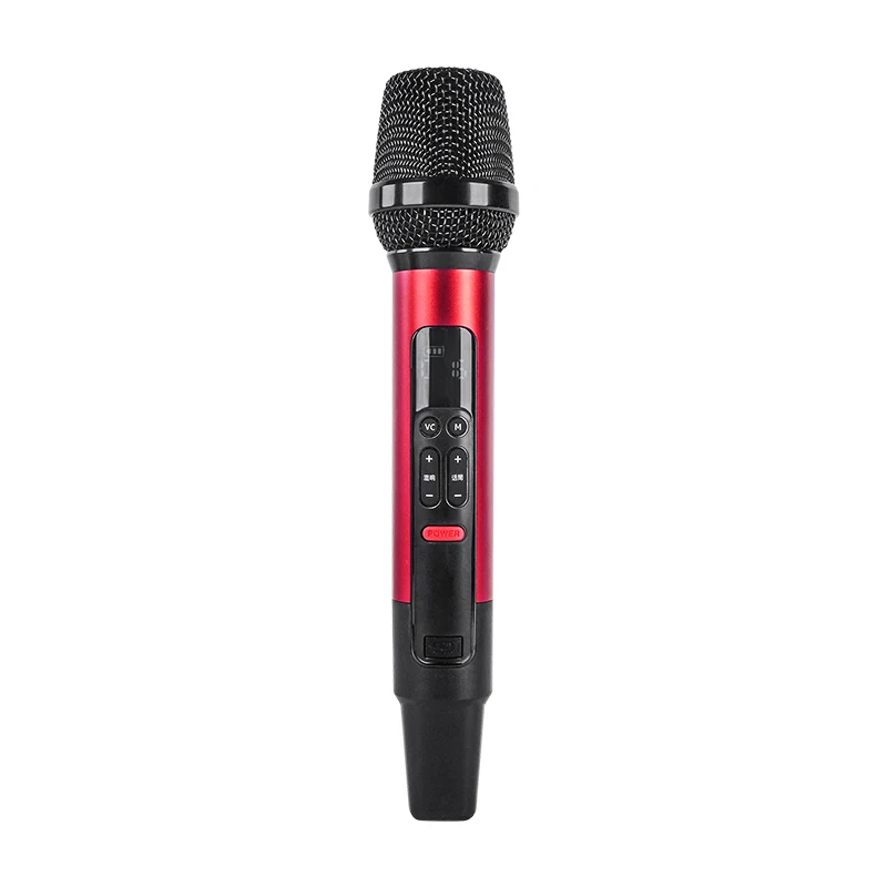 

K9 All-in-One Wireless Dynamic Microphone Set Cardioid LED Lights For Stage Performance For Accompaniment Live Singing