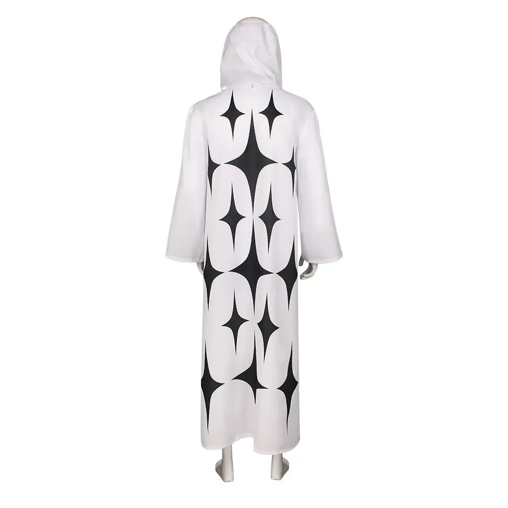 CosplayAnime Piece Pell Cosplay Costume White Long Robe Uniform Headwear Necklace Suit Halloween Carnival Party Clothes for Adul