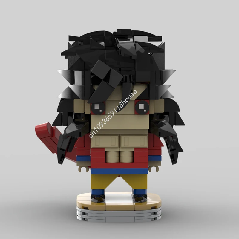 

289pcs MOC Gokues Super Saiyanes Brickheadz Model Building blocks DIY craft toys creative idea Birthday Kids Christmas gifts