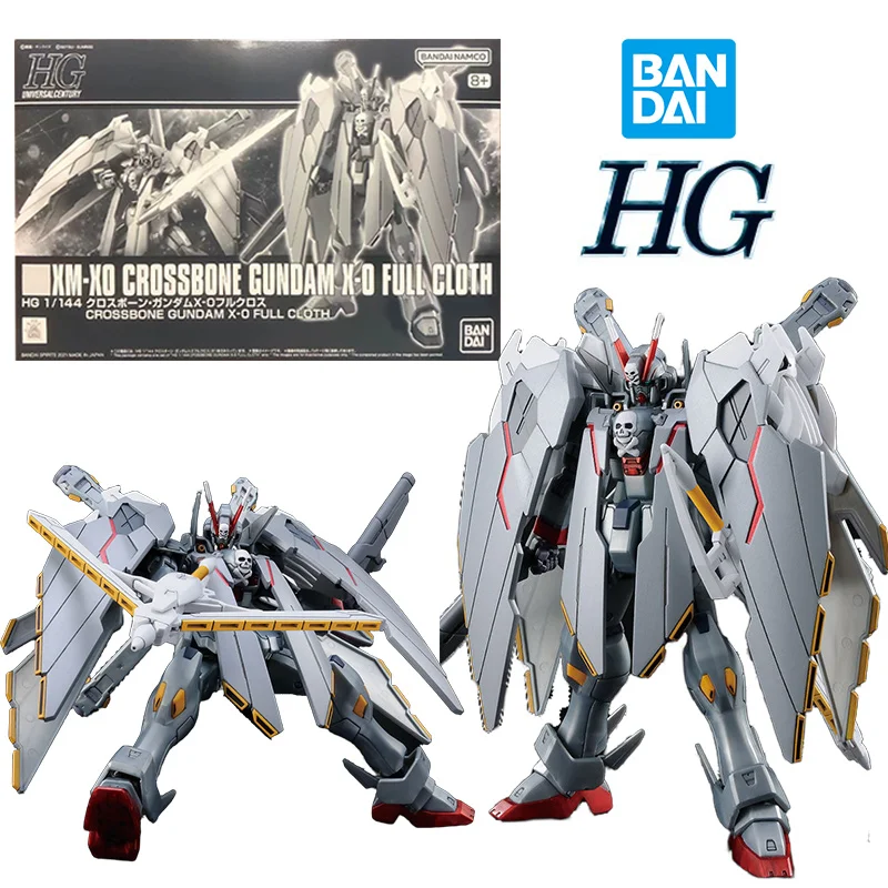 Bandai PB HG Crossbone Gundam X-0 Full Cloth 1/144 Anime Original Action Figure Assemble Model Children's Toy Gift Collection