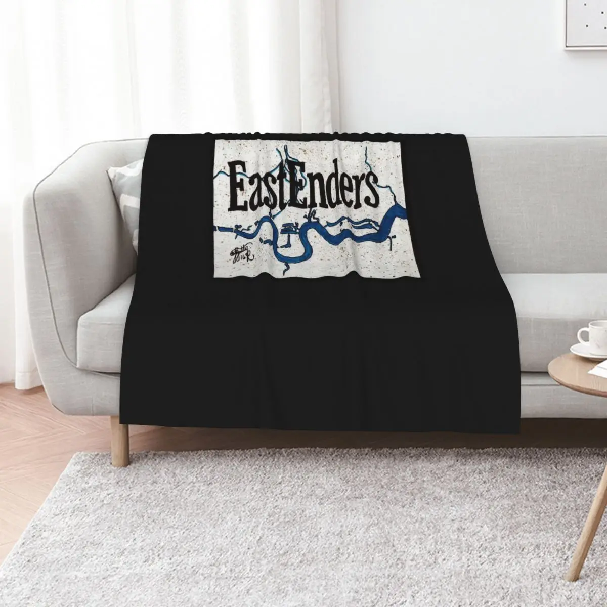 Eastender river classic t shirt Throw Blanket cosplay anime funny gift Vintage sofa bed Cute Luxury Designer Blankets