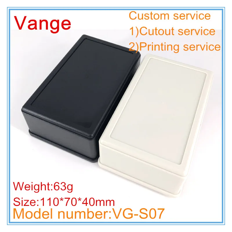 Vange device project box 110*70*40mm ABS plastic instrument housing