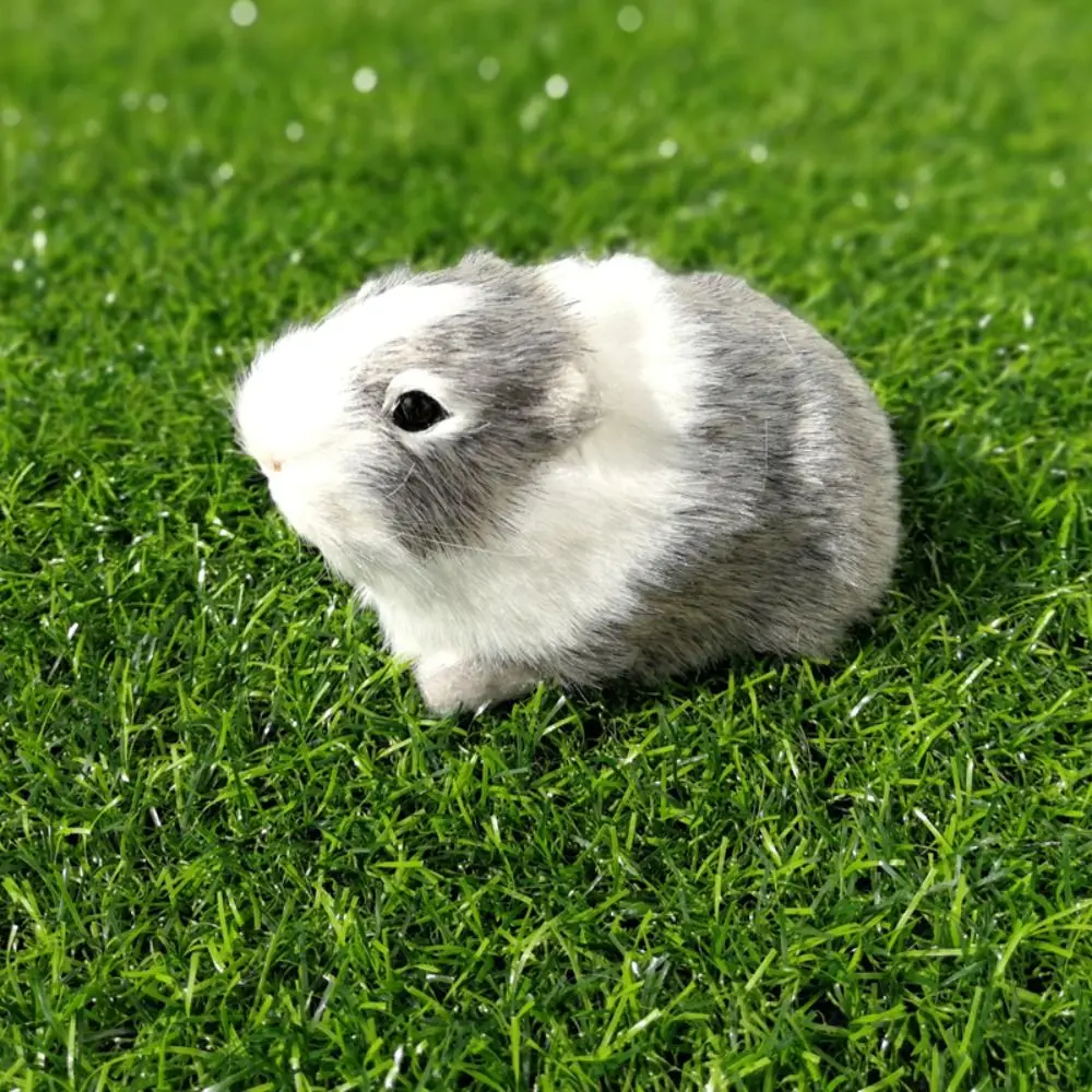 Simulation de fourrure de hamster, overd'Inde réaliste, figurine d'animal en peluche douce, décoration d'intérieur mignonne, beurre en peluche, cadeau pour enfants, nouveau